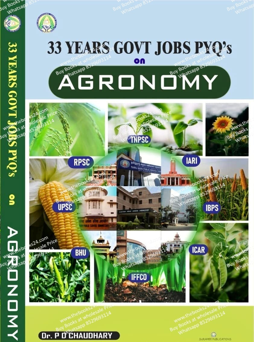 33 Years Govt Jobs PYQ's Agronomy (in English)
