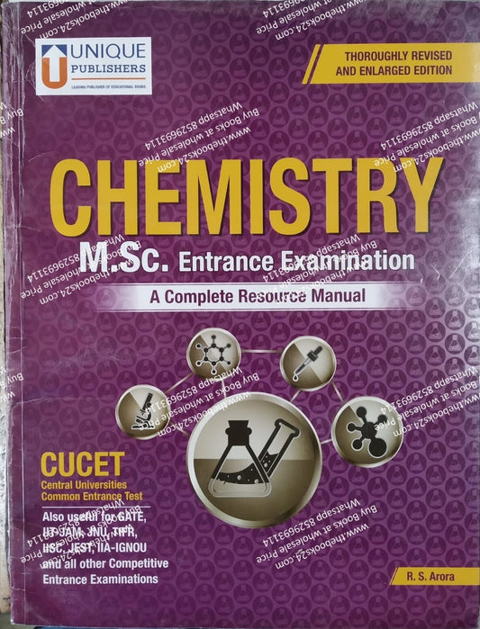 M. Sc. Chemistry Entrance Exam By UNIQUE Publication