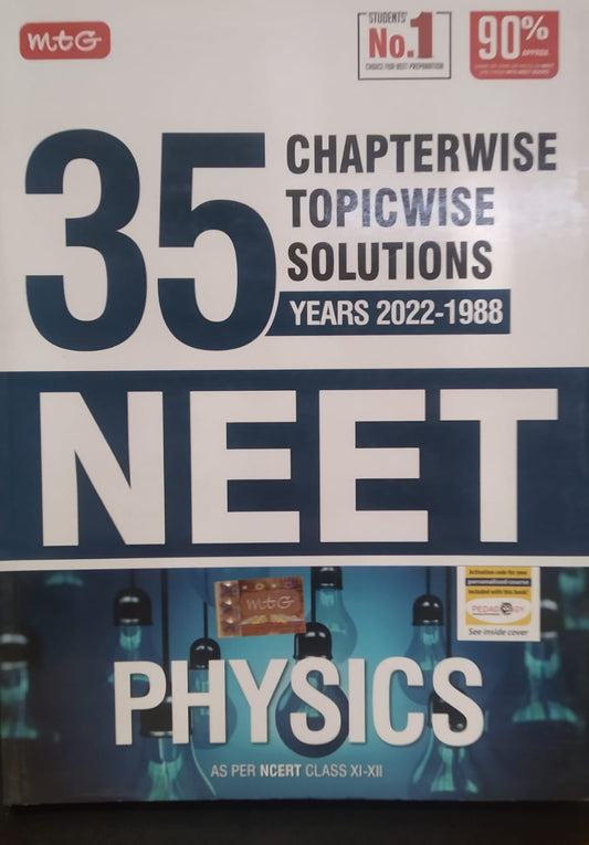 MTG 35 Years NEET Chapterwise Topicwise Solutions Physics