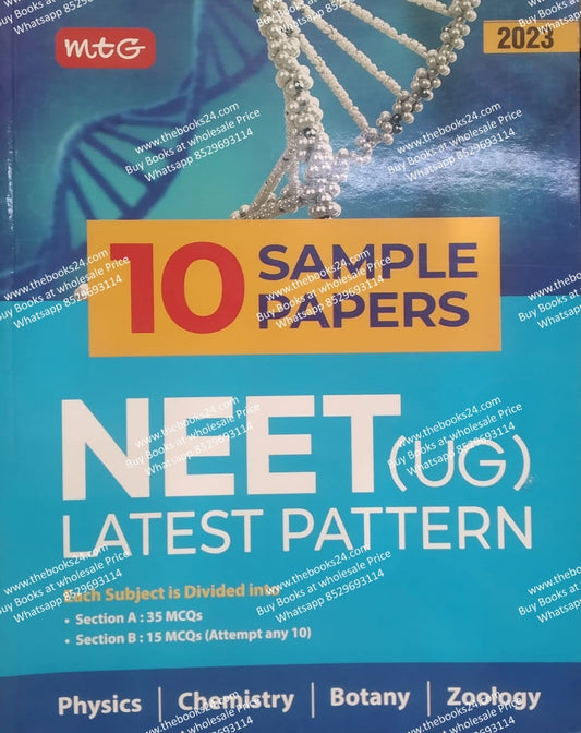 MTG 10 Sample Papers NEET (UG) Latest Pattern -2023