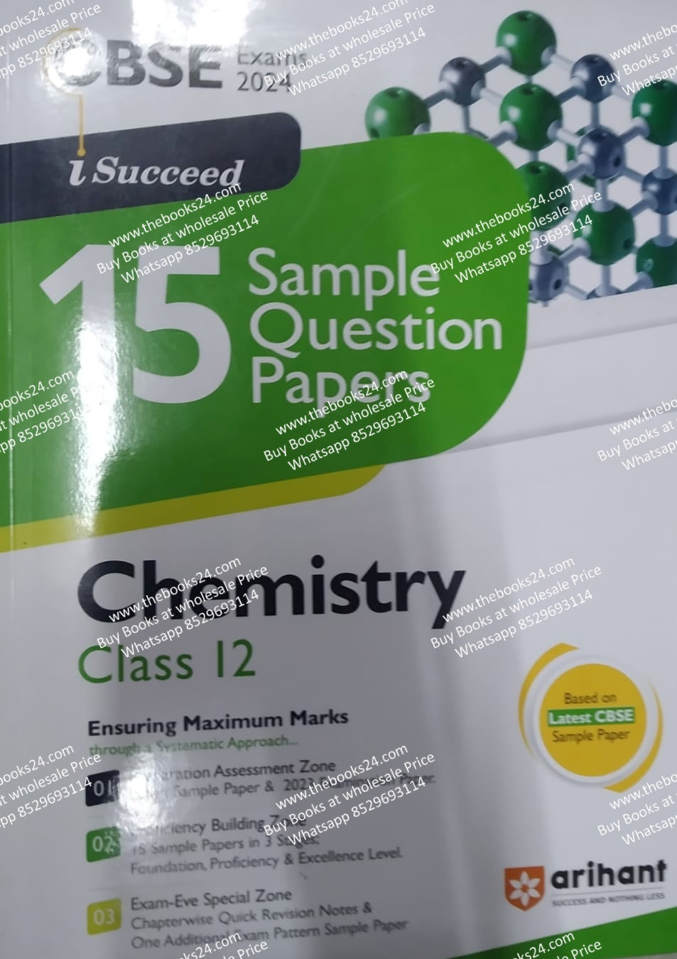 Arihant I-Succeed 15 Sample Question Papers Chemistry Class-12