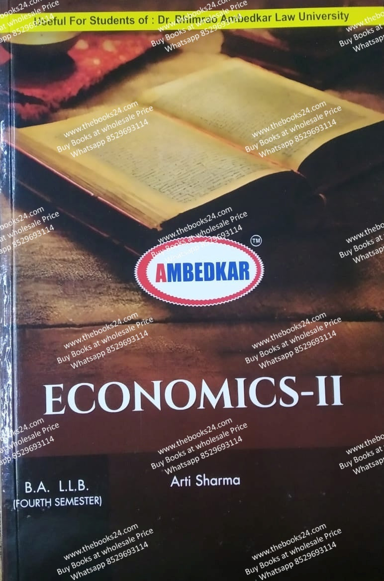 B.A. L.L.B. Semester-Fourth Economics-II By Arti Sharma