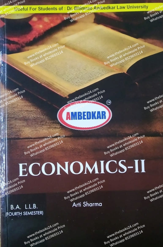 B.A. L.L.B. Semester-Fourth Economics-II By Arti Sharma