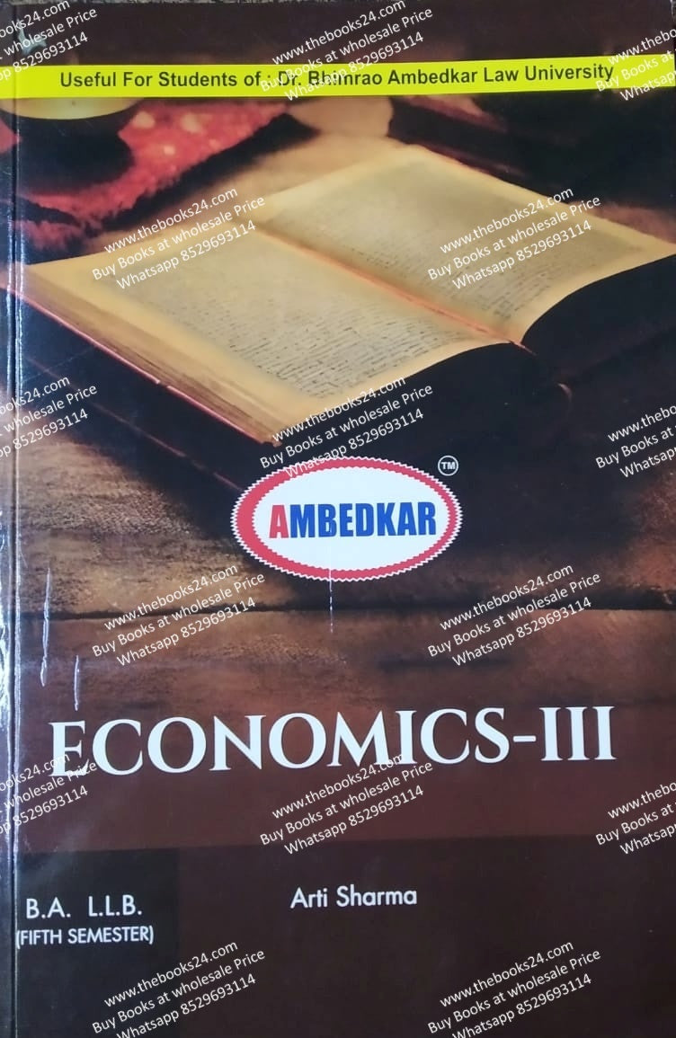 B.A. L.L.B. Semester-Fifth Economics-III By Arti Sharma
