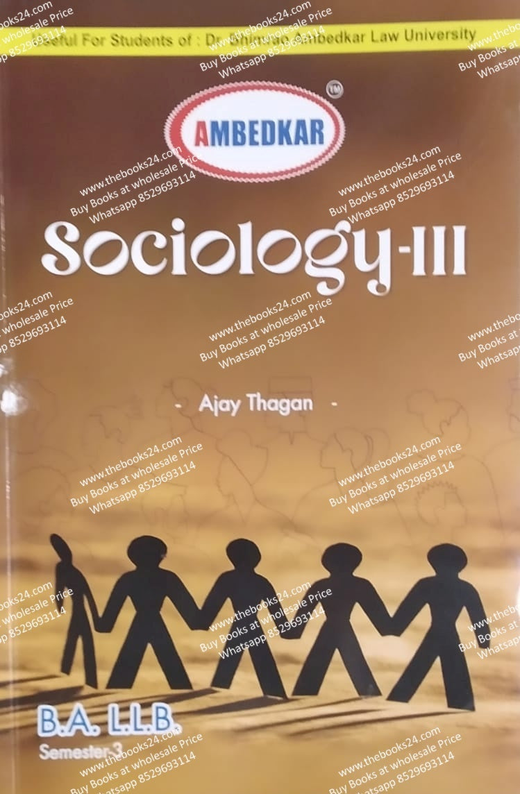 B.A. L.L.B. Semester-3 Sociology-III By Ajay Thagan