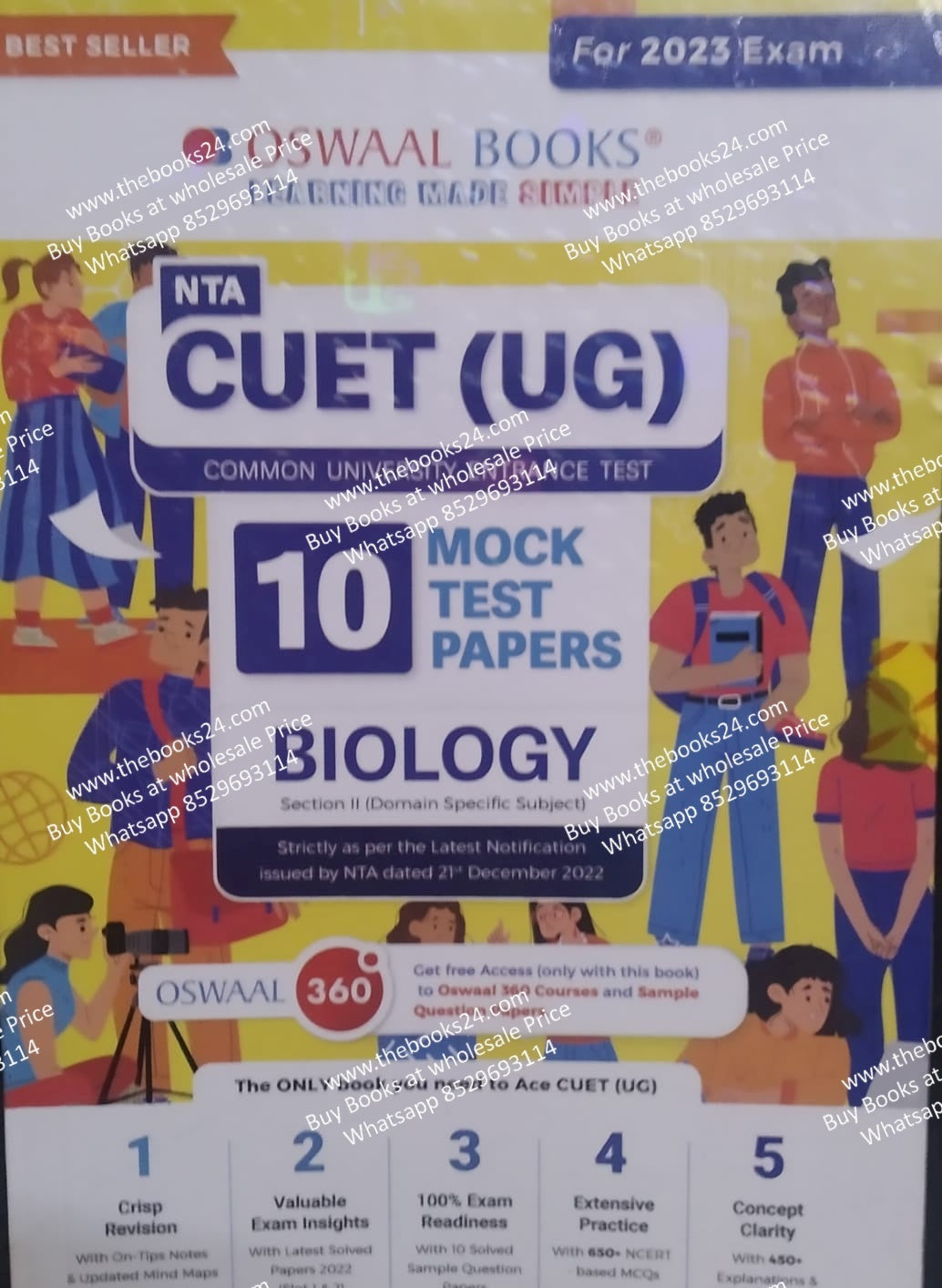 OSWAAL NTA CUET (UG) 10 Mock Test Papers Biology
