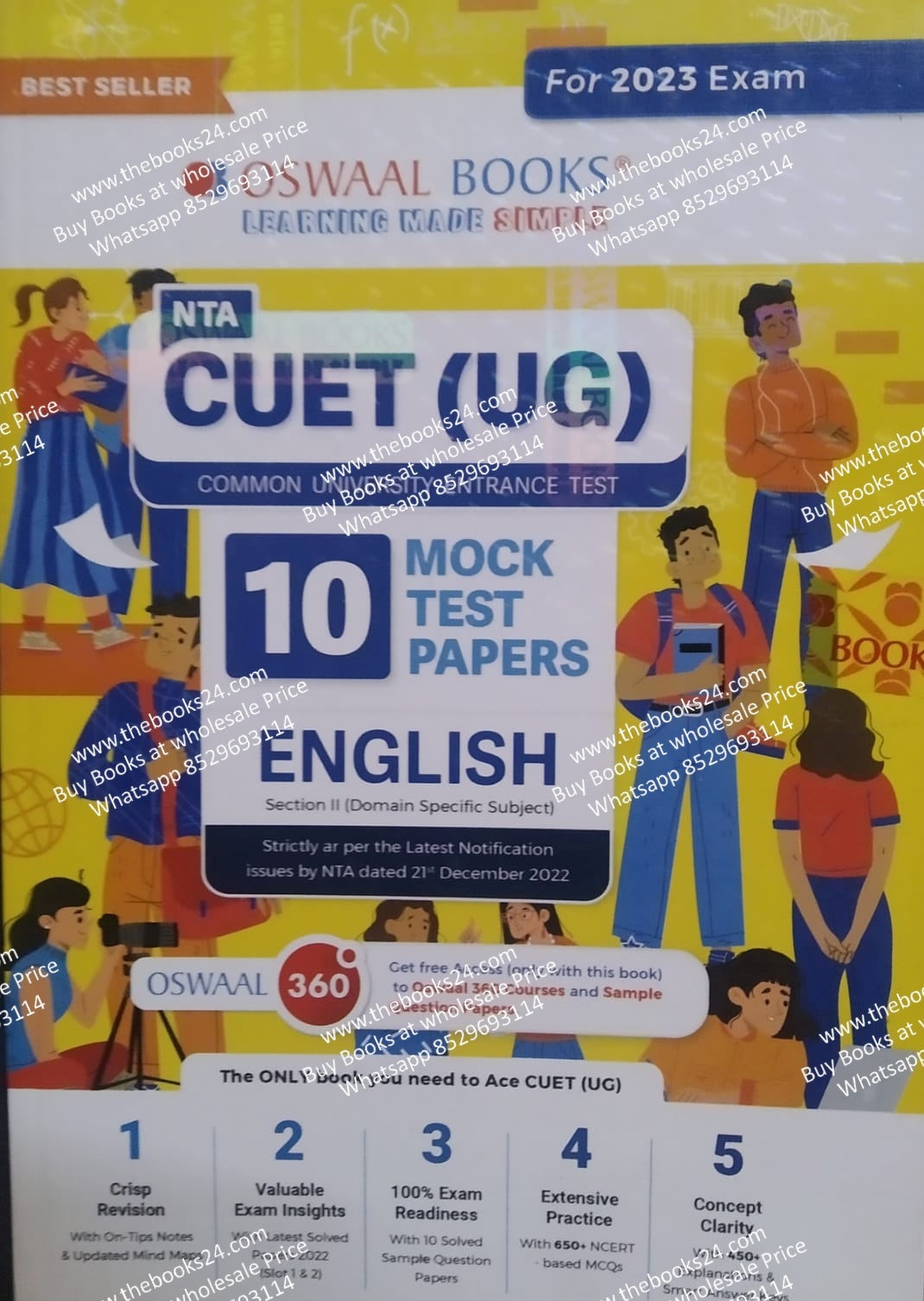 OSWAAL NTA CUET (UG) 10 Mock Test Papers English