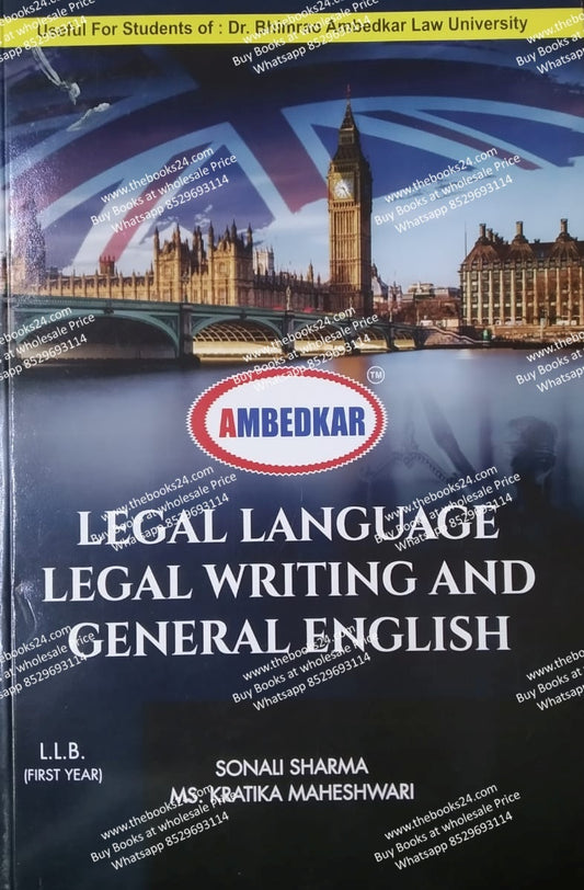 L.L.B.First Year Legal Language Legal Writing And General English By Sonali Sharma