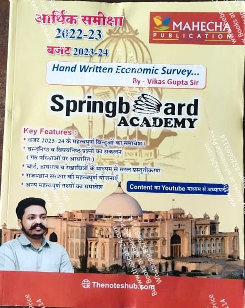 Springboard Academy Aarthik Samiksha Hand Written Economic Survey