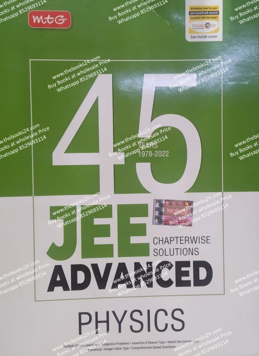MTG 45 Years JEE Advanced Physics (Chapterwise Solutions )