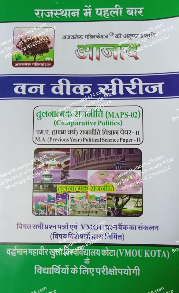 Azad VMOU Kota M.A (Previous year) Political Science Paper-II Comparative politics (MAPS-02)